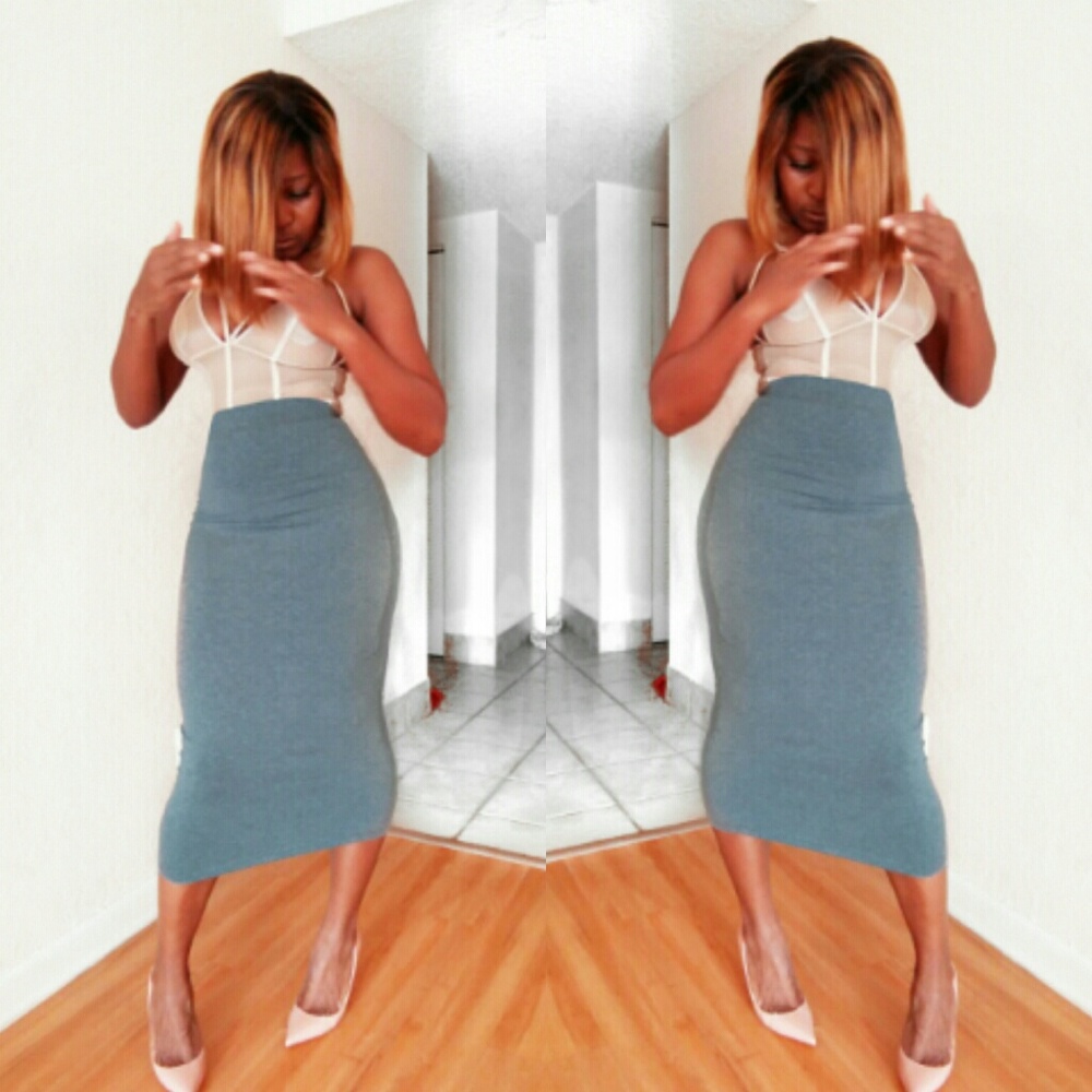 🔥 Maxi pincil skirt